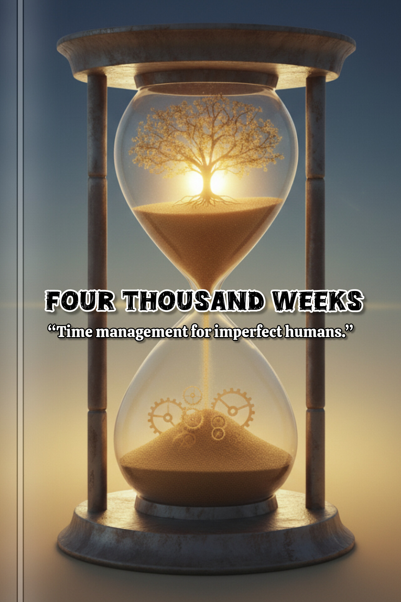 Four Thousand Weeks by Oliver Burkeman — Chapter Circle cover